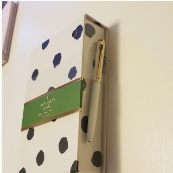 kate spade spotty dot loose note holder with pen - Picture 5 of 5